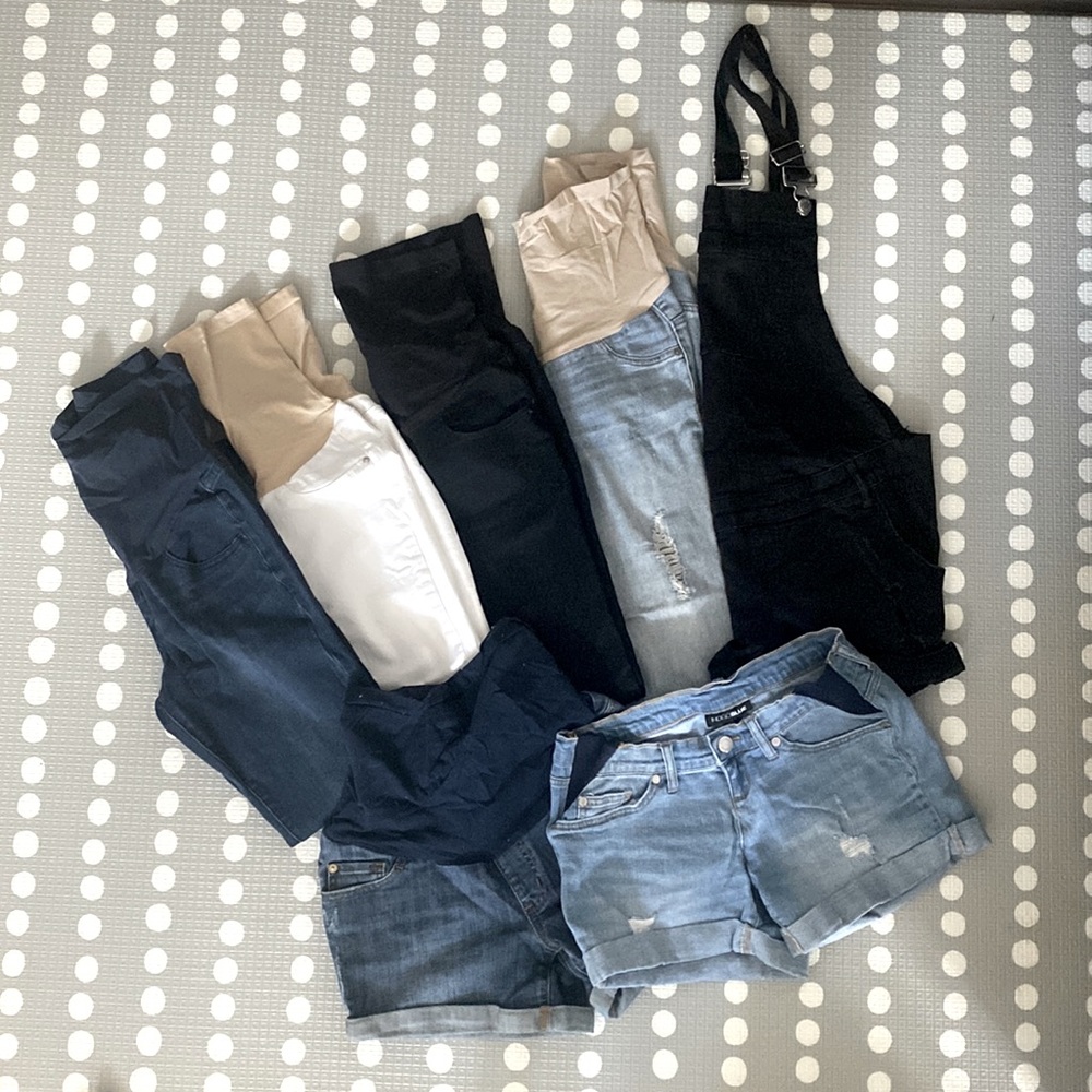 Maternity lot pants, shorts & overalls
